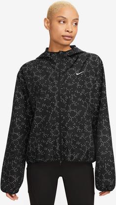 Rückansicht von Nike Flash Laufjacke Damen black-reflective silv