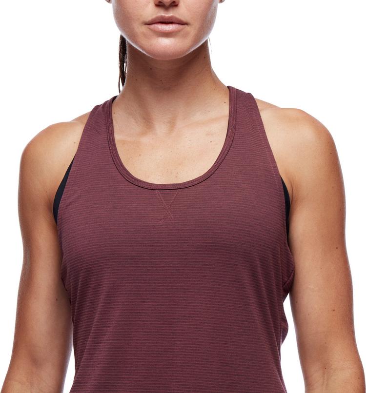 Black Diamond Black Diamond SPLITTER Klettershirt Damen - cherrywood-carbon stripe - 2 | SportScheck