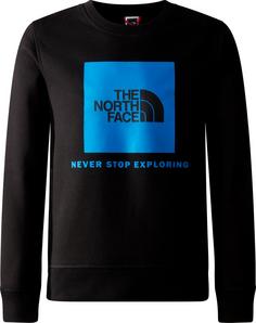 The North Face Off Mountain Logowear Sweatshirt Kinder tnf black-optic blue