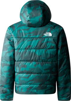 Rückansicht von The North Face Mountain Essentials Wendejacke Kinder dark sage rain camo pri