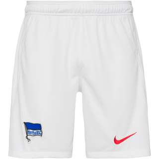 Nike Hertha BSC 23-24 Heim Fußballshorts Herren white-white-speed red