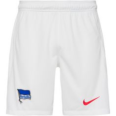 Nike Hertha BSC 23-24 Heim Fußballshorts Herren white-white-speed red