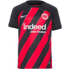 Nike Eintracht Frankfurt 23-24 Heim Fußballtrikot Kinder black-university red-white