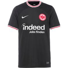 Nike Eintracht Frankfurt 23-24 Auswärts Fußballtrikot Herren black-university red-white