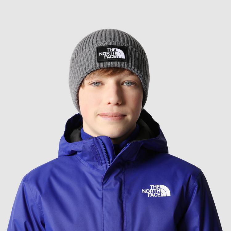The North Face The North Face BOX LOGO Beanie Kinder - tnf medium grey heat - 1 | SportScheck