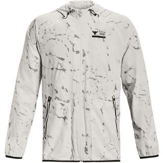Under Armour Project Rock Unstoppable Trainingsjacke Herren white clay