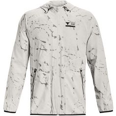 Under Armour Project Rock Unstoppable Trainingsjacke Herren white clay