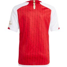 Rückansicht von adidas Arsenal London 23-24 Heim Fußballtrikot Kinder better scarlet-white