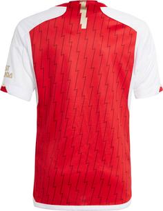 Rückansicht von adidas Arsenal London 23-24 Heim Fußballtrikot Kinder better scarlet-white