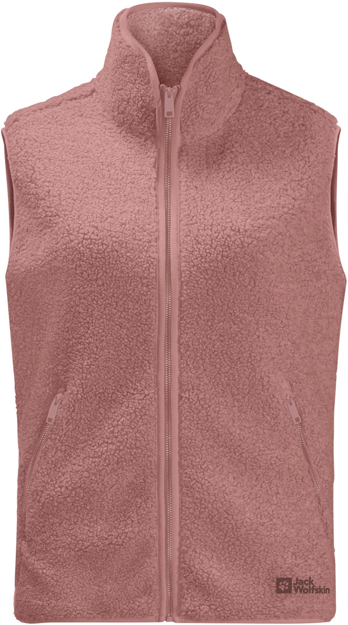 Jack Wolfskin HIGH CURL Fleeceweste Damen afterglow im Online Shop von  SportScheck kaufen