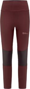 Jack Wolfskin KAMMWEG Tights Damen - dark maroon