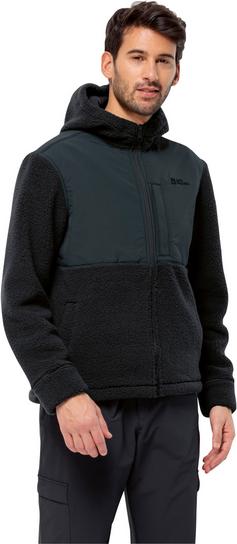 Rückansicht von Jack Wolfskin FELSLICHT Fleecejacke Herren night blue