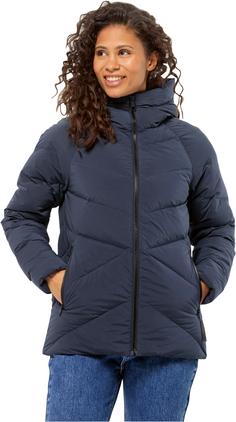 Rückansicht von Jack Wolfskin MARIENPLATZ Daunenjacke Damen night blue