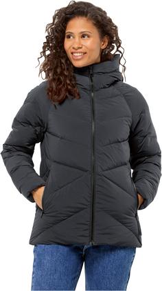 Rückansicht von Jack Wolfskin MARIENPLATZ Daunenjacke Damen phantom