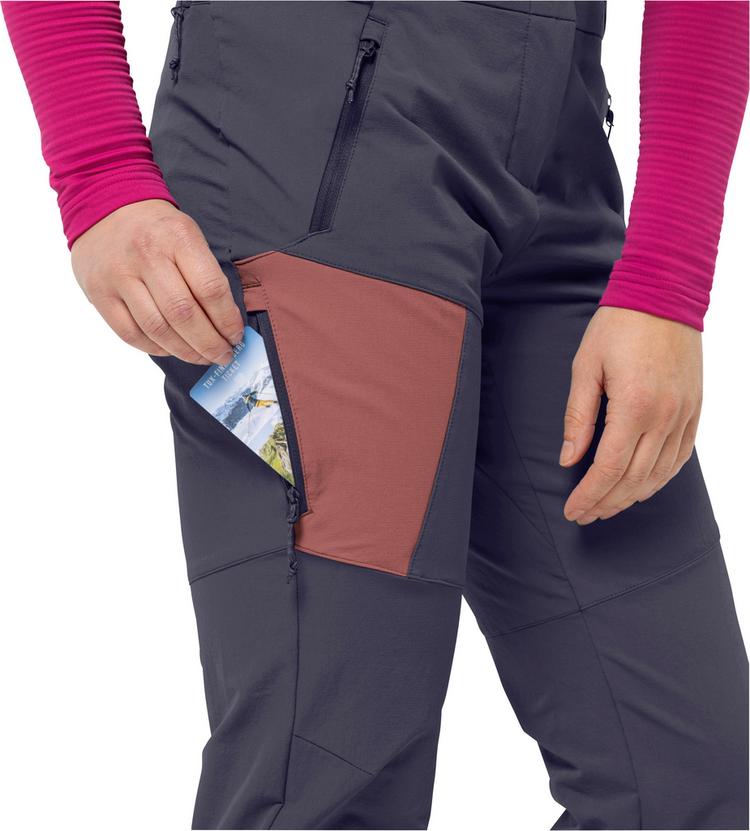 Jack Wolfskin Jack Wolfskin GLASTAL WINTER Softshellhose Damen - graphite - 3 | SportScheck