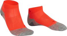 Rückansicht von Falke RU5 Race Short Laufsocken Damen neon red