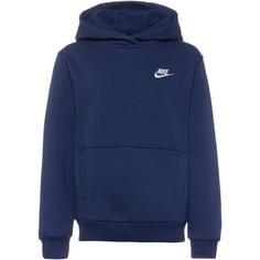 Nike NSW CLUB FLEECE Hoodie Kinder midnight navy-white