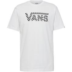 Vans Checkered T-Shirt Herren white-black