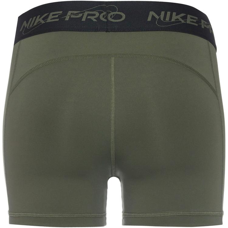 Nike Nike Pro Dri Fit Tights Damen - cargo khaki-black-honeydew - 0 | SportScheck