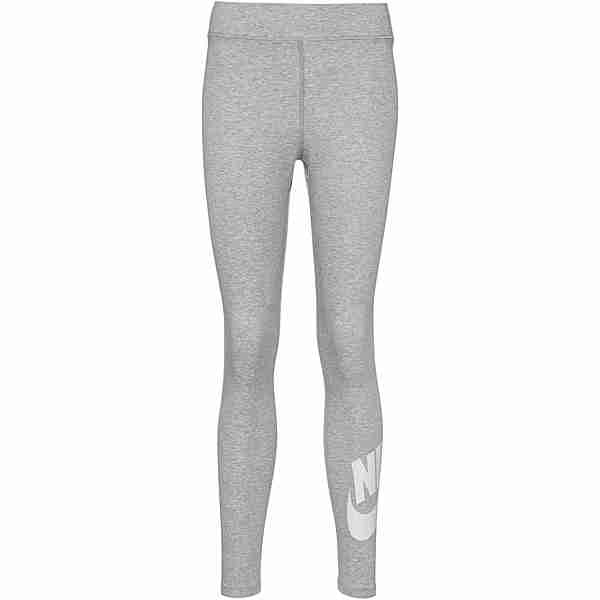 Nike Sportwear Classics Tights Damen dk grey heather-white