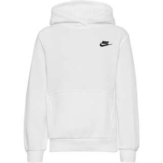 Nike NSW CLUB FLEECE Hoodie Kinder white-black