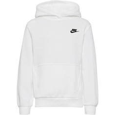 Nike NSW CLUB FLEECE Hoodie Kinder white-black