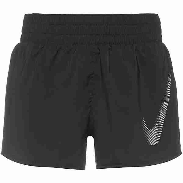 Nike ONE DRI FIT SWOOSH Funktionsshorts Damen black-cool grey