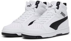 PUMA Rebound V6 Mid Jr Sneaker Kinder puma white-puma black