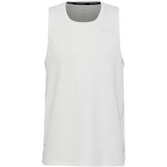 Nike MILER Funktionstank Herren white-reflective silv