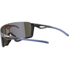 Rückansicht von Red Bull Spect BEAM Sportbrille black-brown with blue mirror