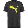 PUMA FAVOURITE HEATHER CAT Funktionsshirt Herren - puma black-yellow burst
