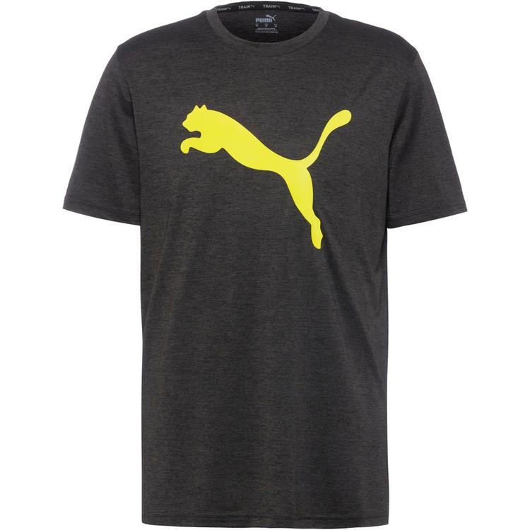 PUMA PUMA FAVOURITE HEATHER CAT Funktionsshirt Herren - puma black-yellow burst - 0 | SportScheck