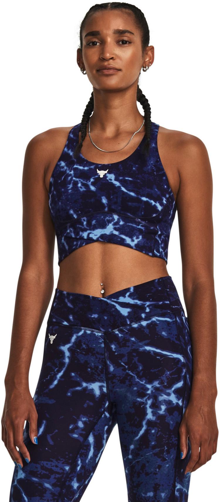 Under Armour Under Armour Project Rock Lets go Croptop Damen - midnight navy - 0 | SportScheck