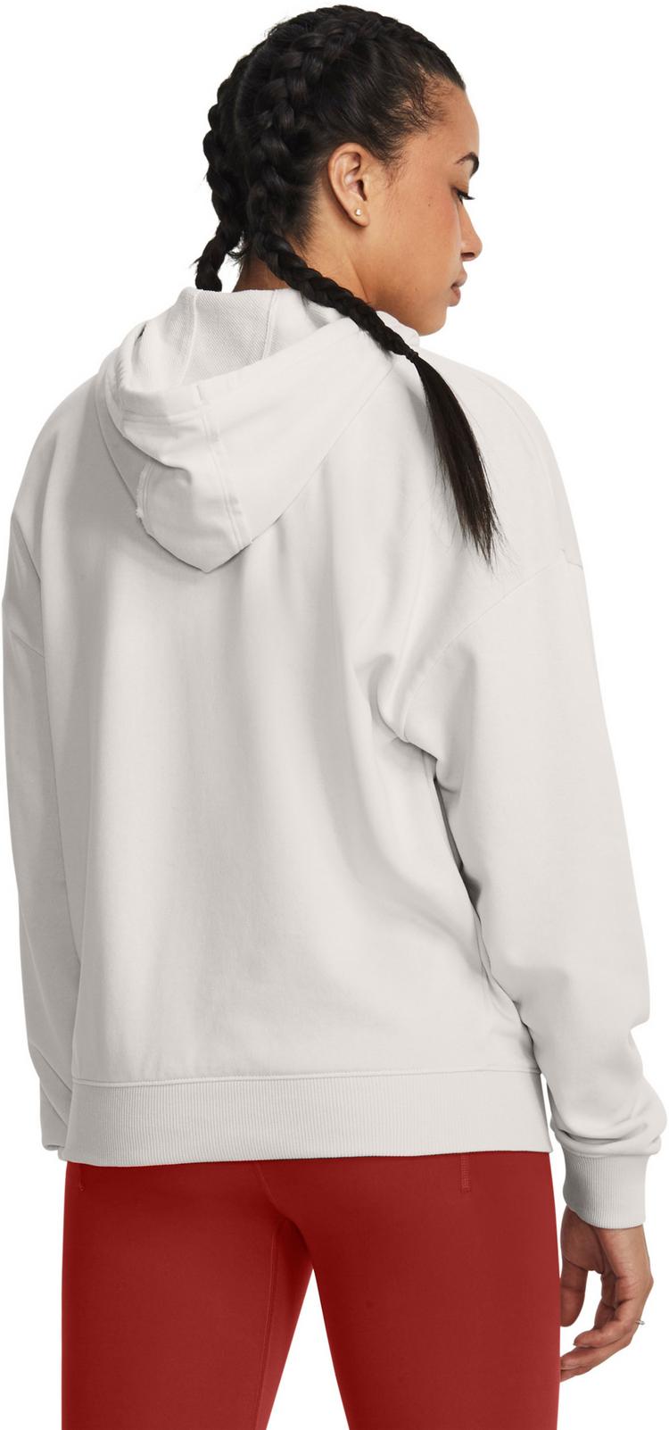 Under Armour Under Armour Project Rock EVERYDAY Hoodie Damen - white clay - 1 | SportScheck