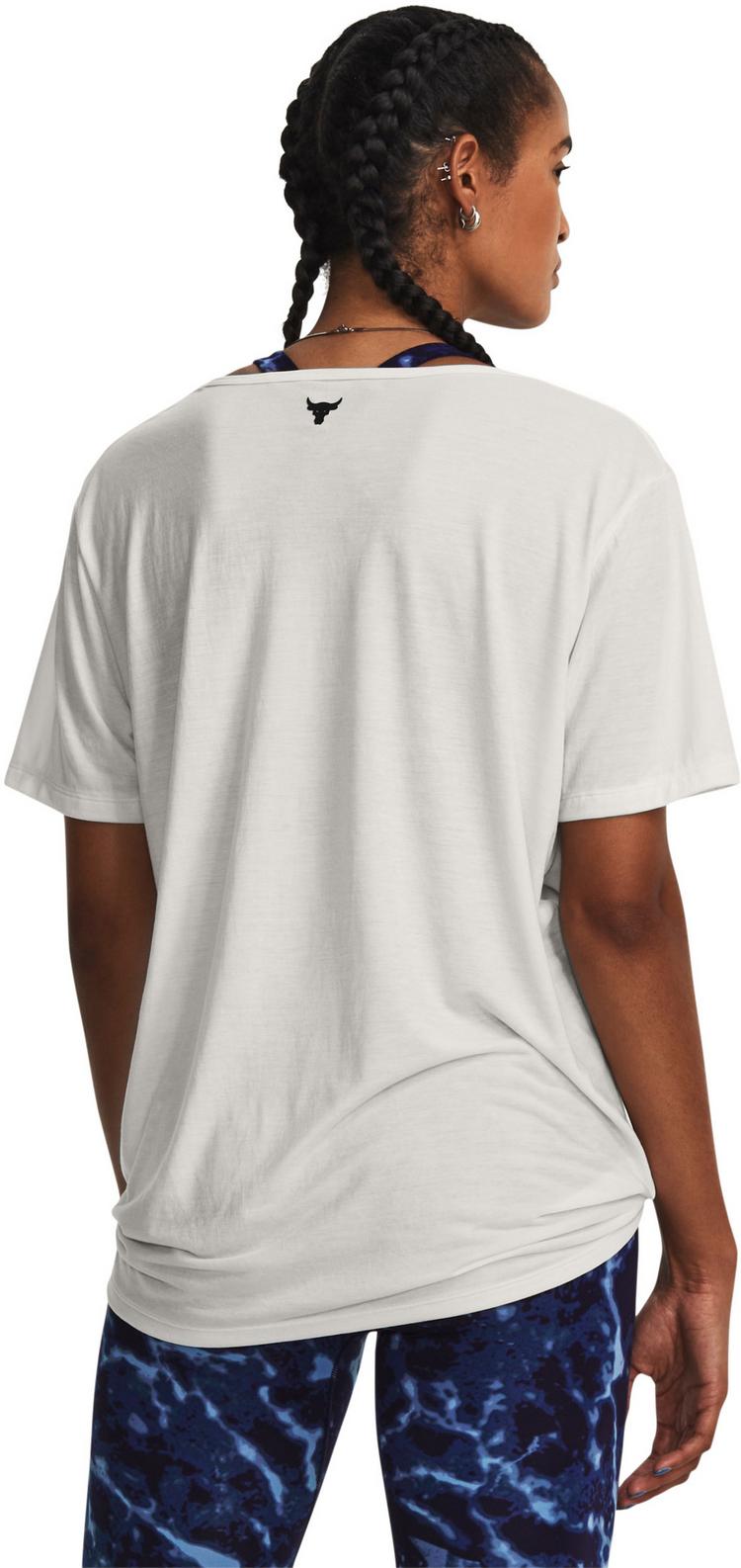 Under Armour Under Armour Project Rock Completer Funktionsshirt Damen - white clay - 1 | SportScheck