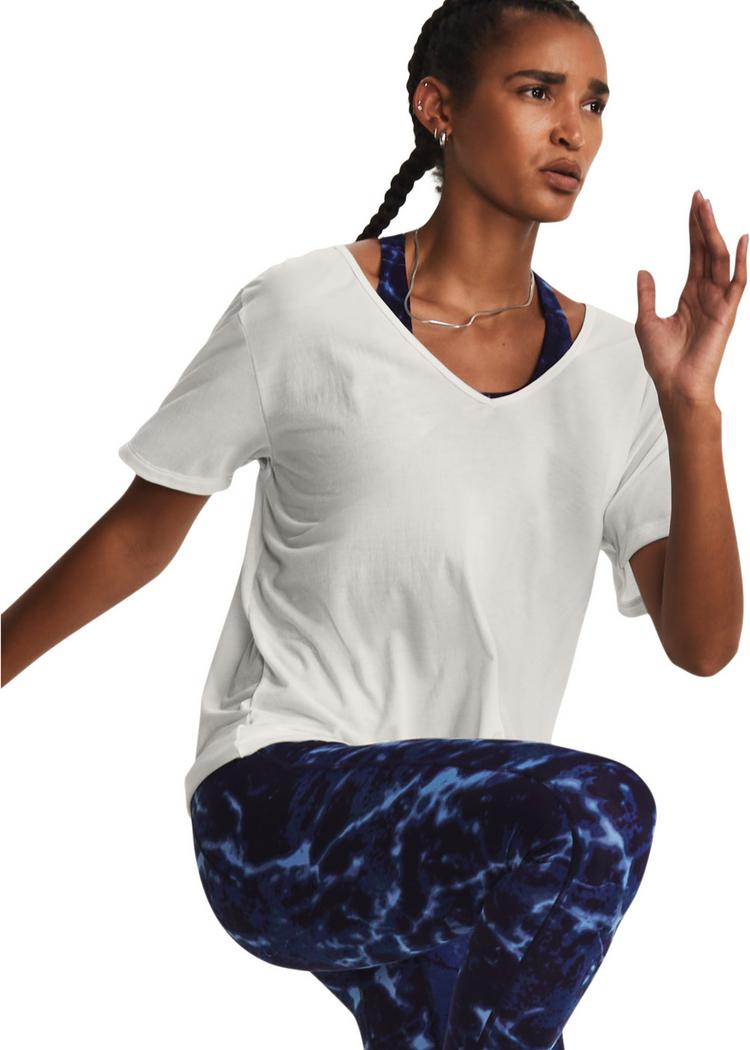 Under Armour Under Armour Project Rock Completer Funktionsshirt Damen - white clay - 3 | SportScheck