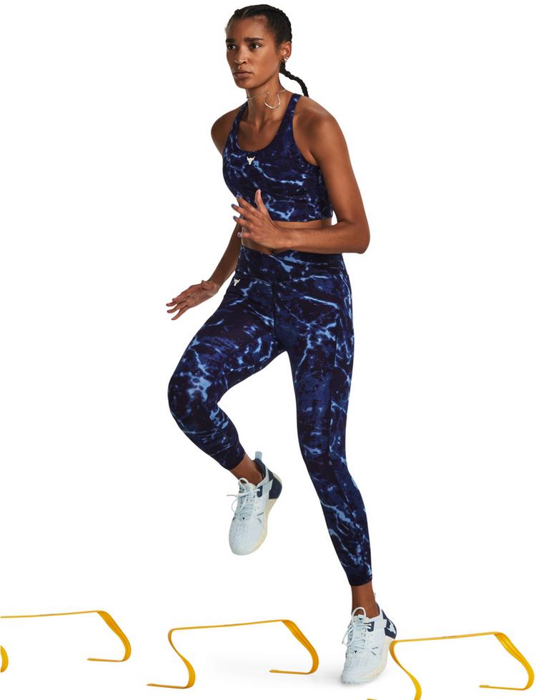 Under Armour Under Armour Project Rock Lets go Croptop Damen - midnight navy - 4 | SportScheck