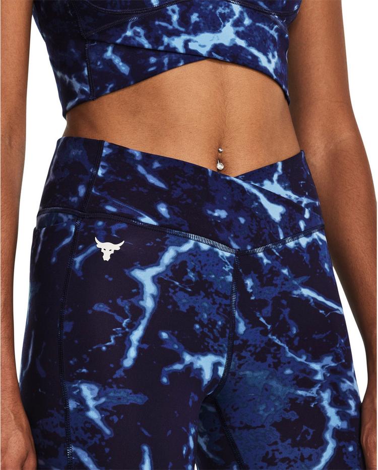 Under Armour Under Armour Project Rock Crossover Lets Go Tights Damen - midnight navy - 6 | SportScheck