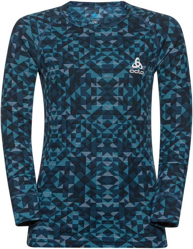 Odlo Odlo ACTIVE WARM ECO GRAPHIC W&auml;scheset Kinder - blue wing teal aop - 0 | SportScheck