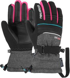 Reusch Kondor R-TEX® XT Skihandschuhe Kinder black-black melange-knockout pink