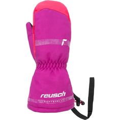 Rückansicht von Reusch Maxi R-TEX® XT Skihandschuhe Kinder cactus flower-pink glo