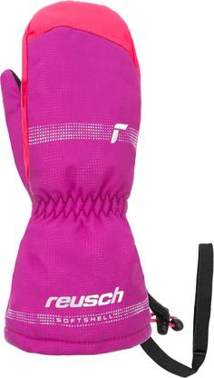Rückansicht von Reusch Maxi R-TEX® XT Skihandschuhe Kinder cactus flower-pink glo