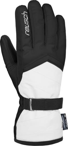 Rückansicht von Reusch Moni R-TEX® XT Skihandschuhe Damen black-white