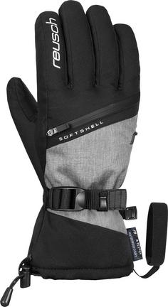 Rückansicht von Reusch Demi R-TEX® XT Skihandschuhe Damen black-grey melange