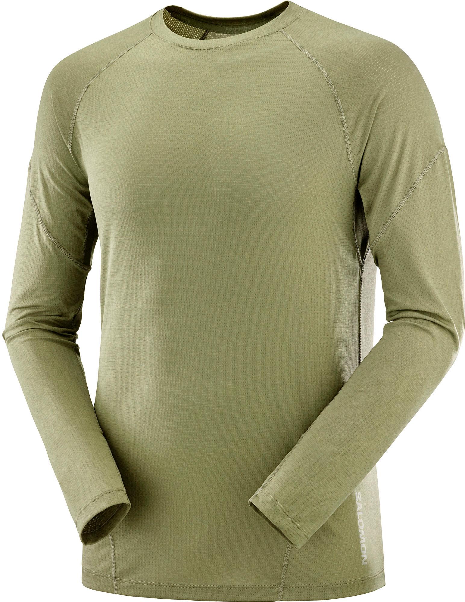 Salomon CROSS RUN Funktionsshirt Herren deep lichen green