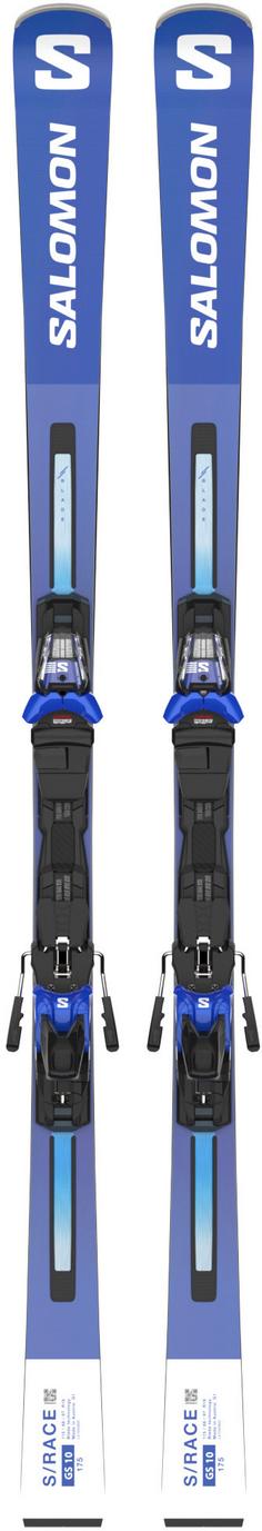Salomon E S/RACE GS 10 + M12 GW F80 23/24 Carving Ski race blue