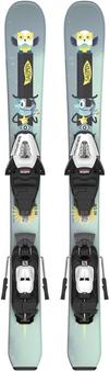 Salomon L T1 Jr XS + C5 GW J75 23/24 All-Mountain Ski Kinder - aquatic-safety yellow