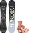 Salomon WONDER + NESTA 23/24 All-Mountain Board Damen - black-yellow-apricot