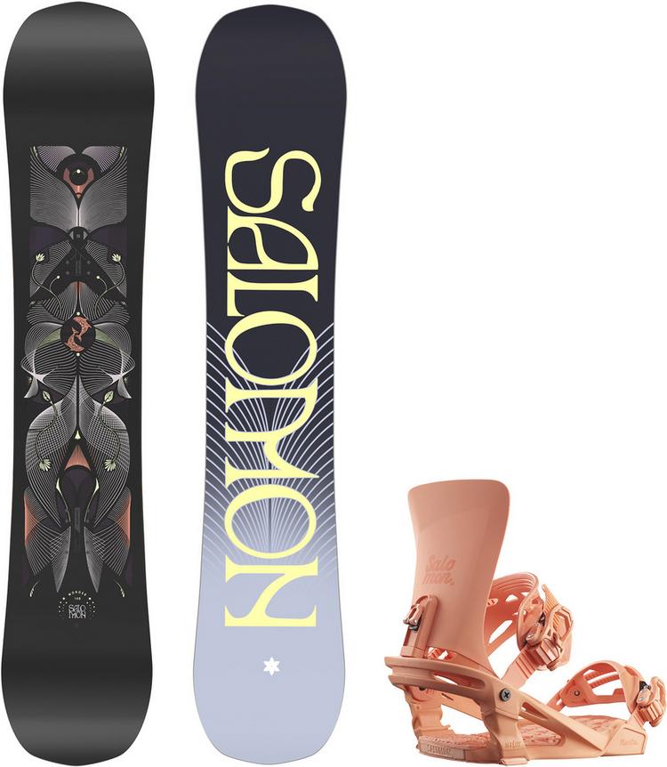 Salomon Salomon WONDER + NESTA 23/24 All-Mountain Board Damen - black-yellow-apricot - 0 | SportScheck