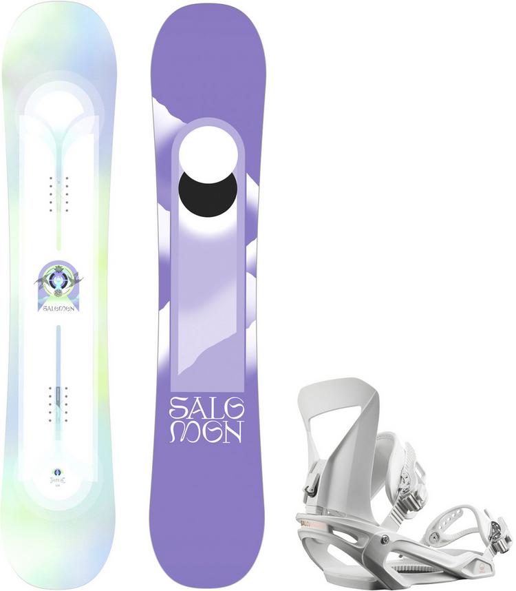 Salomon Salomon LOTUS+ SPELL 23/24 All-Mountain Board Damen - white-green-purple - 0 | SportScheck